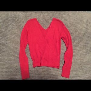 Topshop red sweater